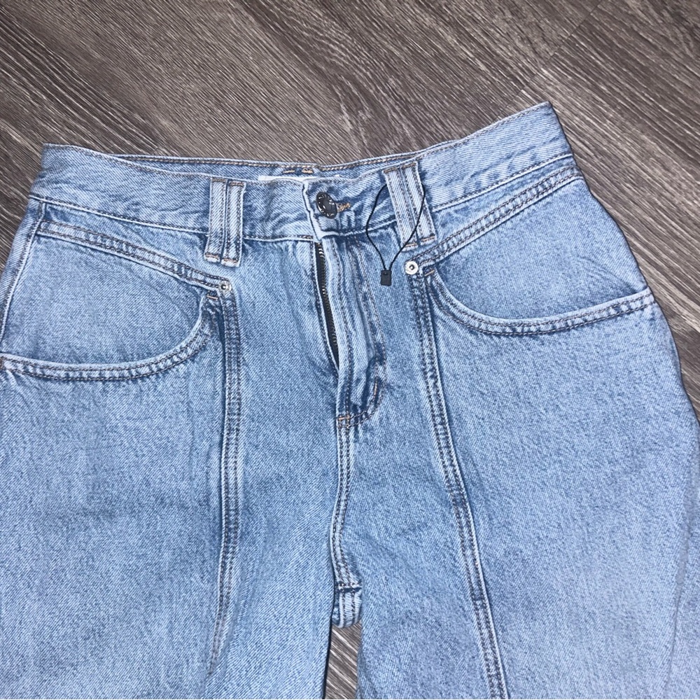 Garage Light Blue Straight Leg Jeans - Picture 5 of 6